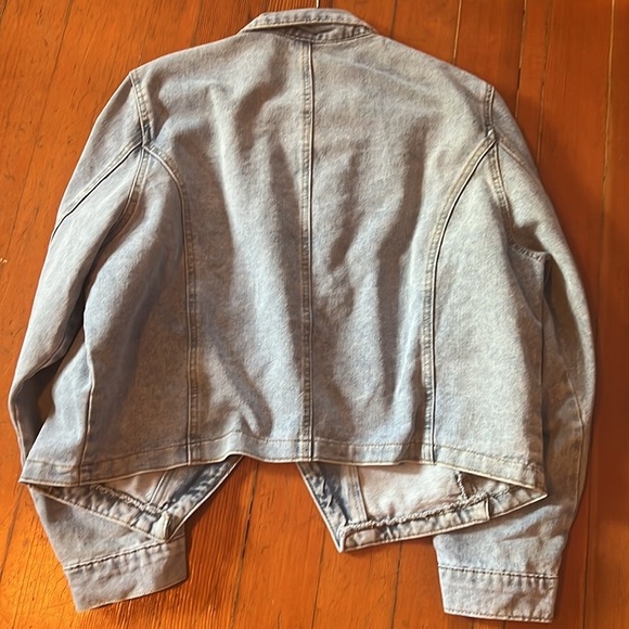 Plus size Denim Blazer - Picture 5 of 6